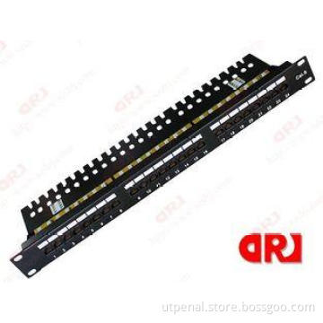 Enhanced Cat6 24 Ports FTP Patch Panel with ROHS Certificat